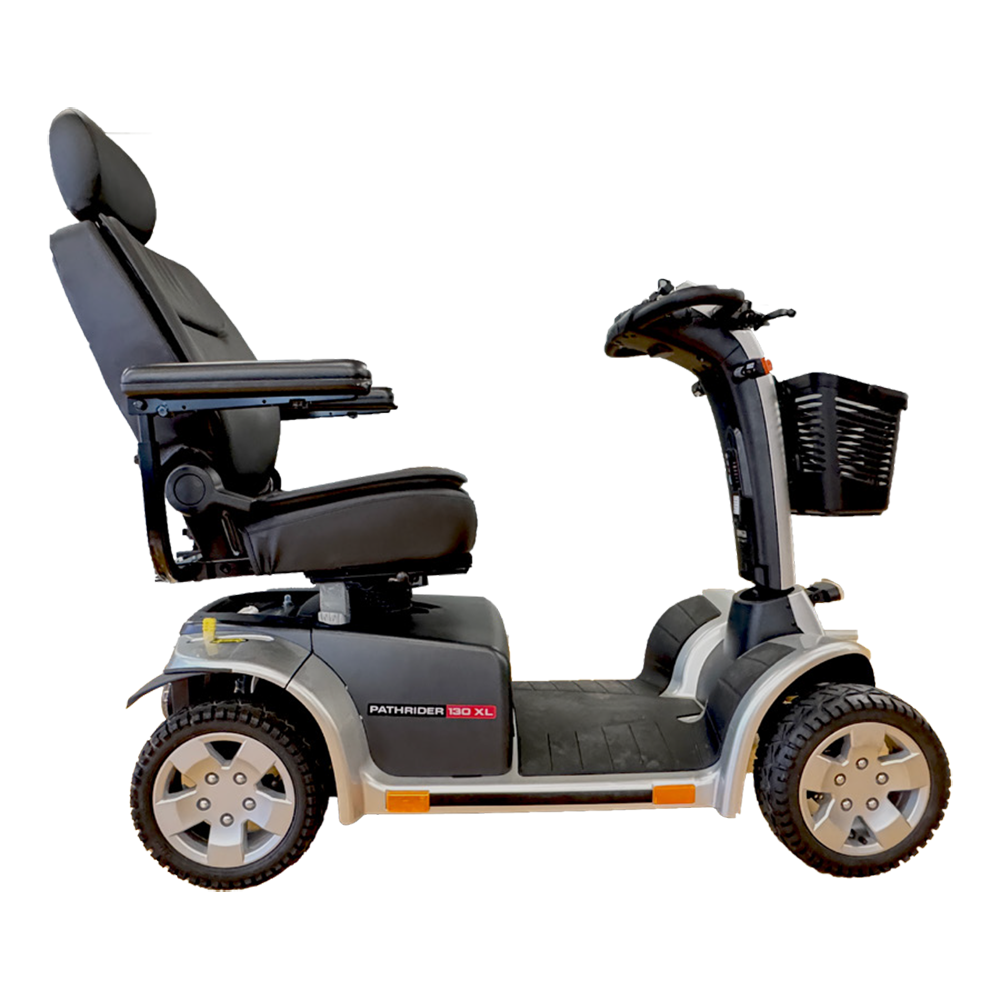 Pride Mobility Pathrider 130XL Silver Side