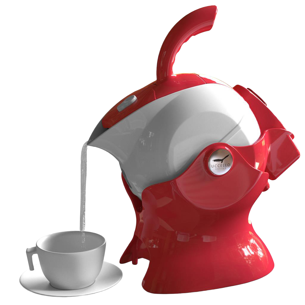 Uccello Red and White 03