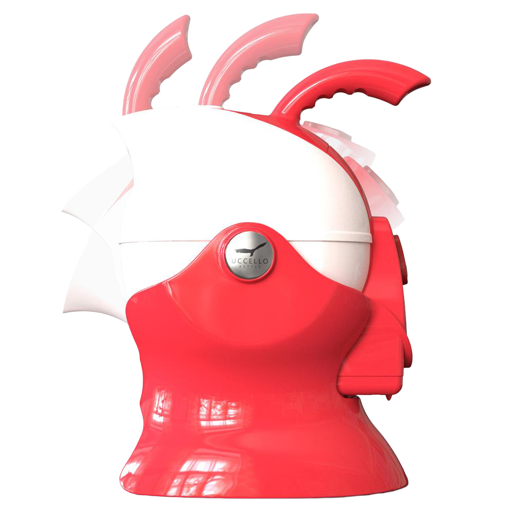 Uccello Red and White 04