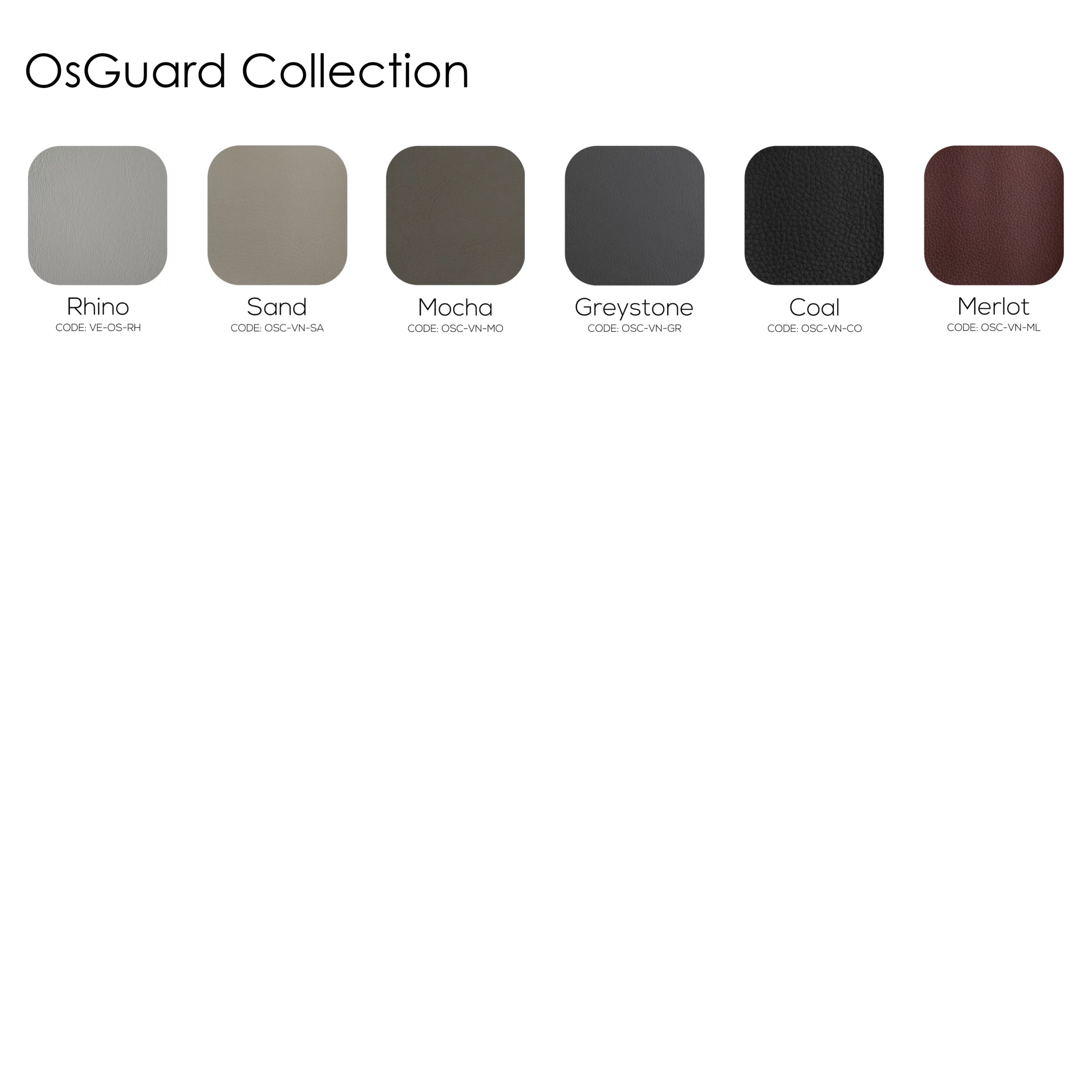 2025 OsGuard Upholstery Collection