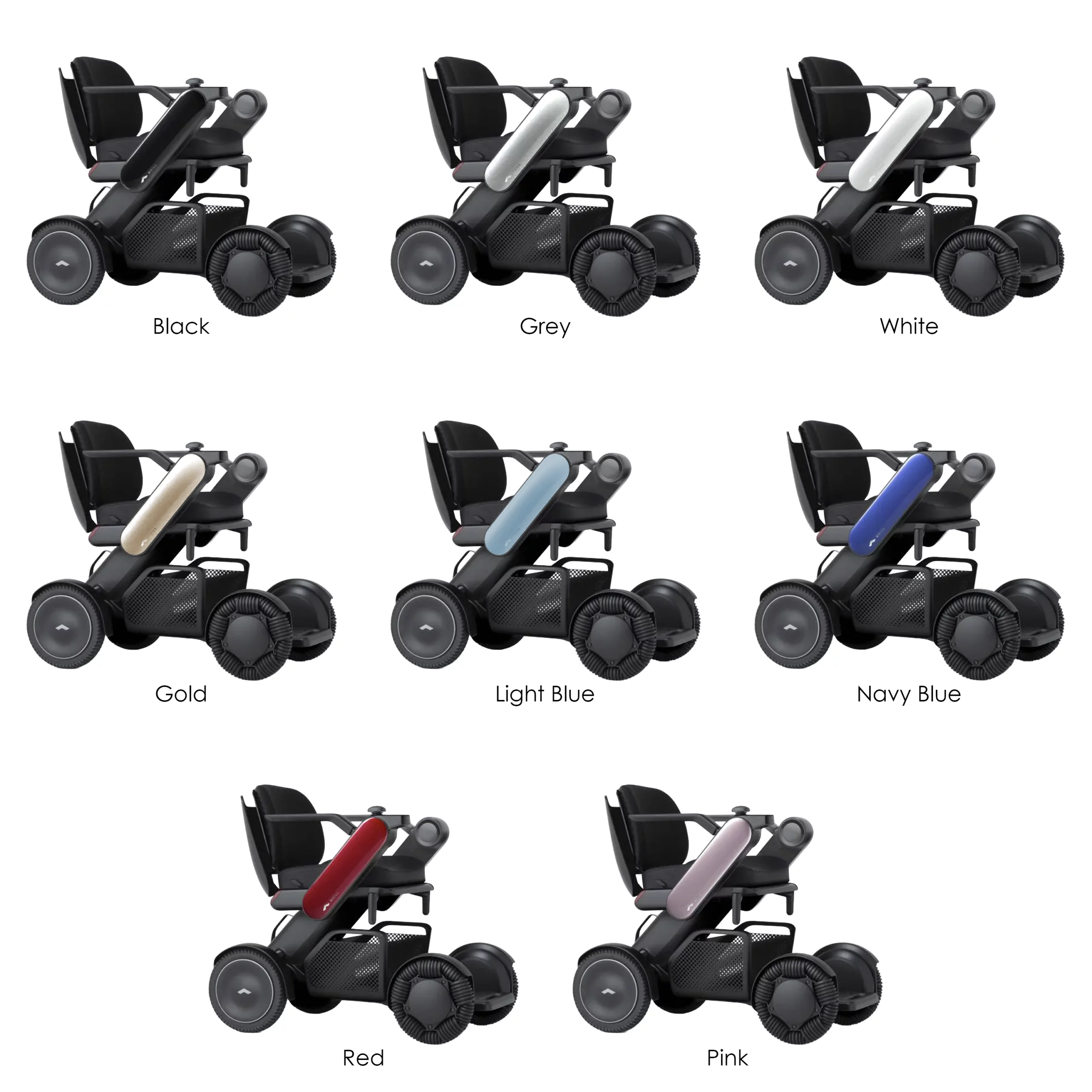 WHILL Model C2 Colours Labels