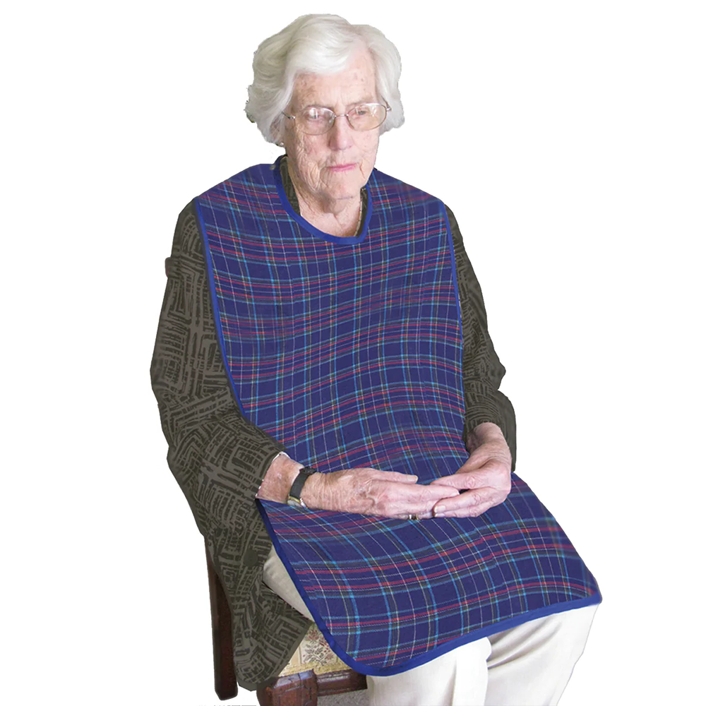 Haines SmartBarrier® Reusable Adult Bib Blue